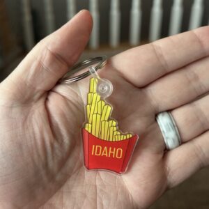 Frydaho Keychain - Idaho Fries Acrylic Keychain
