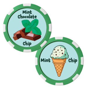 Mint Chocolate Poker Chip