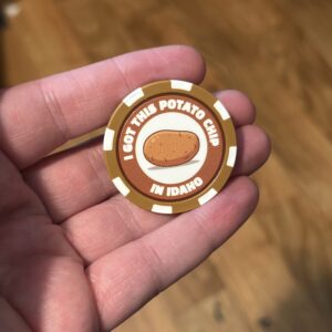 Idaho Potato Poker Chip